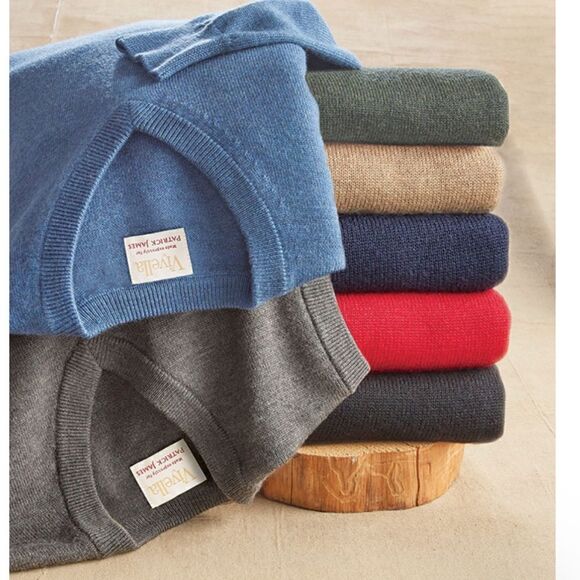 Viyella by Patrick James V-Neck Pullover Sweater L - Picture 1 of 5